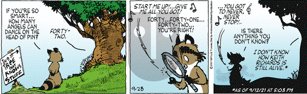 Over the Hedge on Tuesday September 28, 2021 Comic Strip