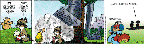 Over the Hedge on Saturday October 12, 2019 Comic Strip