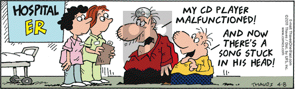 Frank and Ernest on Friday April 8, 2011 Comic Strip