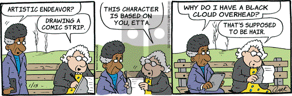 Lola on Monday January 15, 2018 Comic Strip