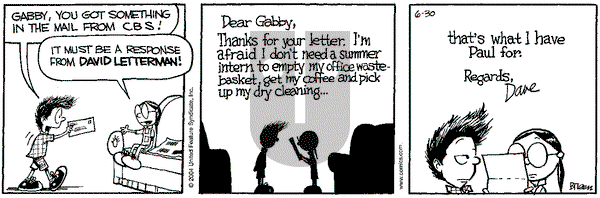 Grand Avenue on Wednesday June 30, 2004 Comic Strip