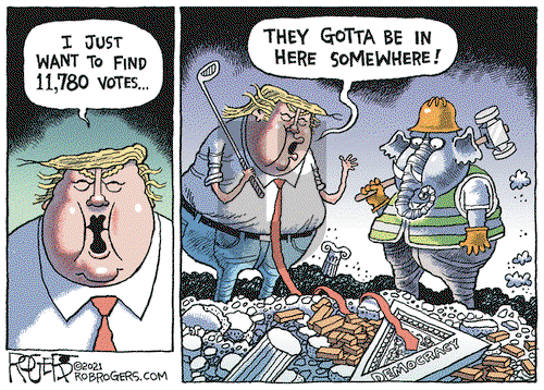 Rob Rogers on Wednesday January 6, 2021 Comic Strip