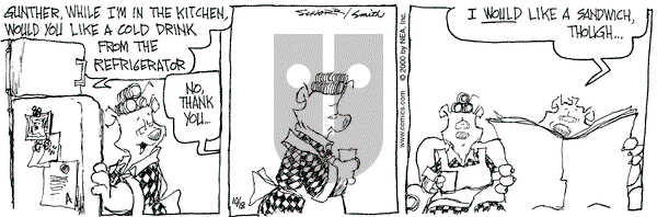 The Grizzwells - Wednesday October 18, 2000 Comic Strip