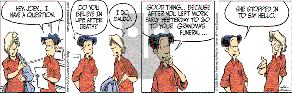 Baldo - Friday February 27, 2009 Comic Strip