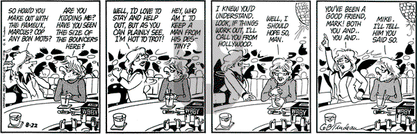 Doonesbury on Wednesday August 22, 1979 Comic Strip