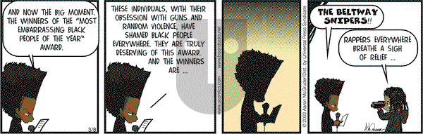 The Boondocks - Saturday March 8, 2003 Comic Strip