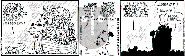 Over the Hedge on Thursday May 31, 2001 Comic Strip