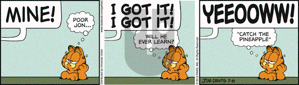 Garfield on Saturday July 6, 2013 Comic Strip