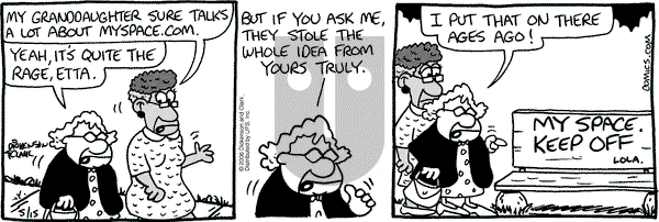 Lola on Monday May 15, 2006 Comic Strip