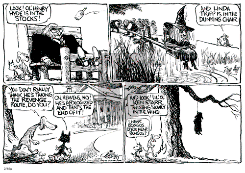 Pat Oliphant on Friday June 18, 1999 Comic Strip