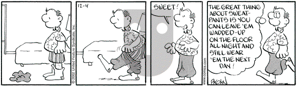 Drabble on Wednesday December 4, 2002 Comic Strip