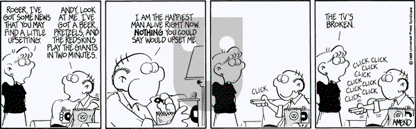 FoxTrot on Monday October 4, 1993 Comic Strip