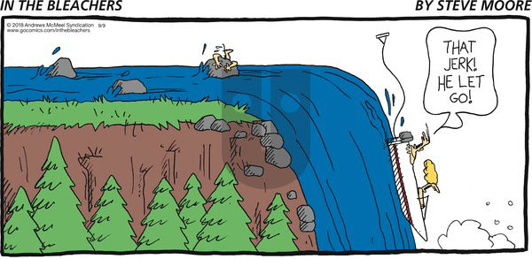 In the Bleachers on Sunday September 9, 2018 Comic Strip