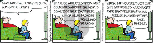 The Born Loser - Saturday July 28, 2012 Comic Strip