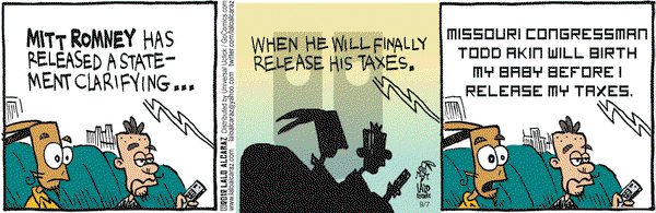 La Cucaracha on Friday September 7, 2012 Comic Strip