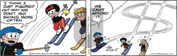 Nancy on Monday December 12, 2011 Comic Strip