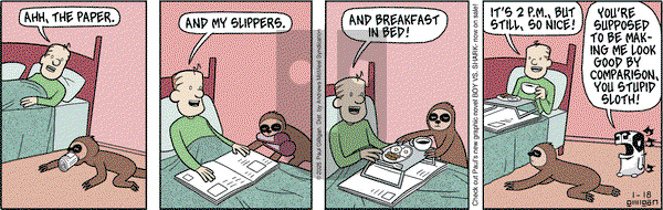 Pooch Cafe - Saturday January 18, 2025 Comic Strip