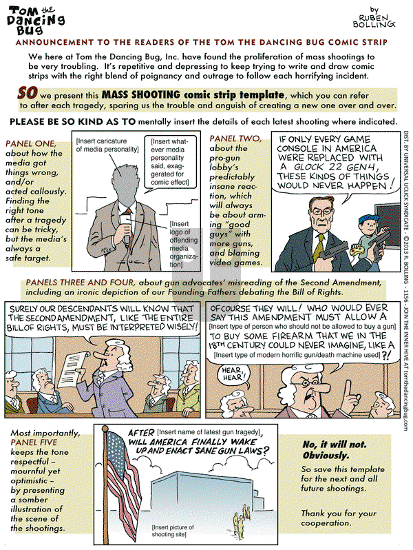 Tom the Dancing Bug on Friday September 27, 2013 Comic Strip