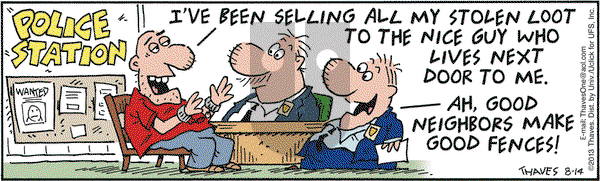 Frank and Ernest on Wednesday August 14, 2013 Comic Strip