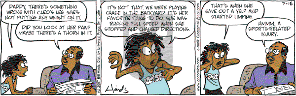 Cleats - Monday July 16, 2007 Comic Strip