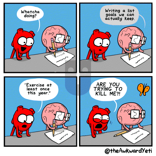 The Awkward Yeti on Tuesday November 1, 2022 Comic Strip