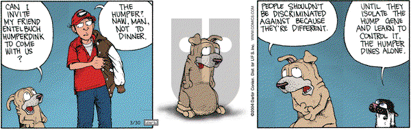 Get Fuzzy on Tuesday March 30, 2004 Comic Strip