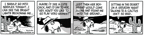 Peanuts on Saturday October 22, 1983 Comic Strip