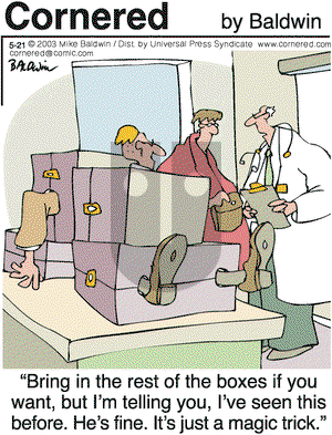 Cornered on Wednesday May 21, 2003 Comic Strip