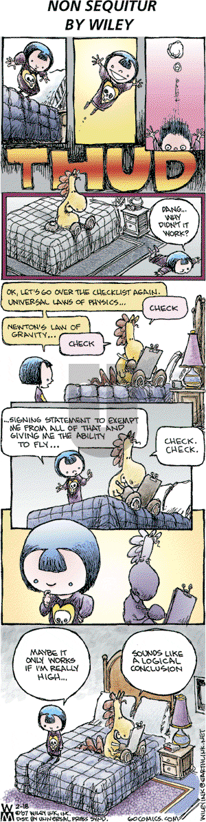 Non Sequitur on Sunday February 18, 2007 Comic Strip