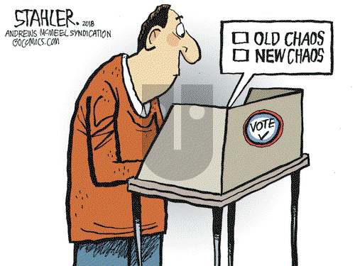 Jeff Stahler - Saturday November 3, 2018 Comic Strip