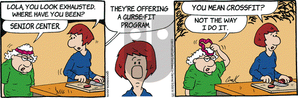 Lola on Monday March 16, 2015 Comic Strip