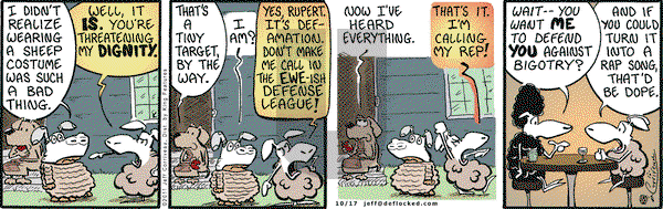 DeFlocked on Monday October 17, 2011 Comic Strip