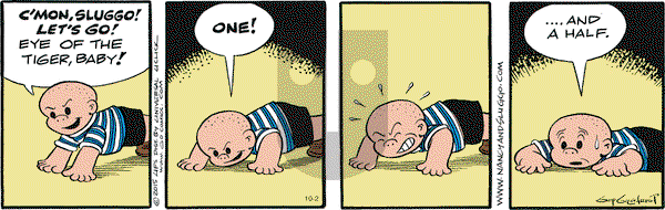 Nancy on Friday October 2, 2015 Comic Strip