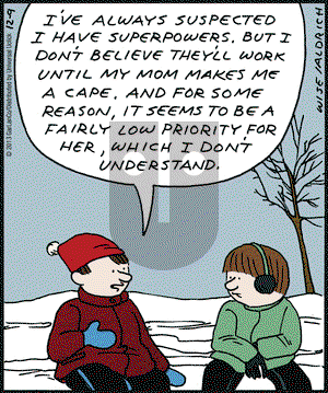 Real Life Adventures on Monday December 9, 2013 Comic Strip