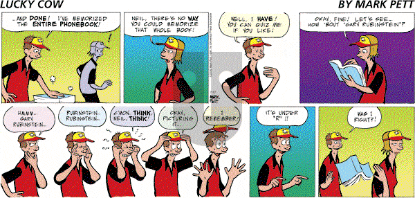 Lucky Cow on Sunday July 17, 2005 Comic Strip