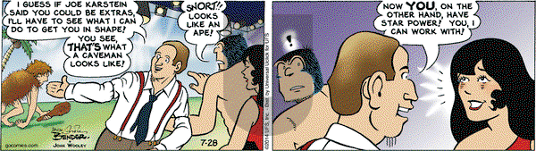 Alley Oop on Monday July 28, 2014 Comic Strip