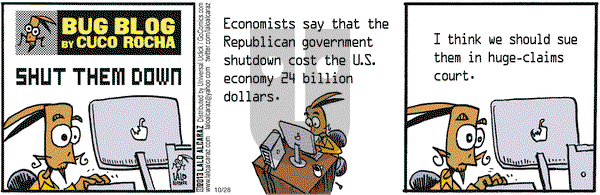 La Cucaracha - Monday October 28, 2013 Comic Strip
