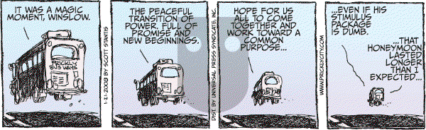 Prickly City on Wednesday January 21, 2009 Comic Strip