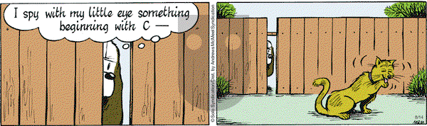 Fred Basset on Monday August 14, 2017 Comic Strip