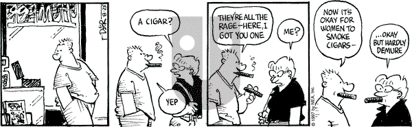 Betty on Monday August 25, 1997 Comic Strip