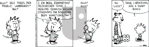 Calvin and Hobbes - Thursday June 11, 1992 Comic Strip
