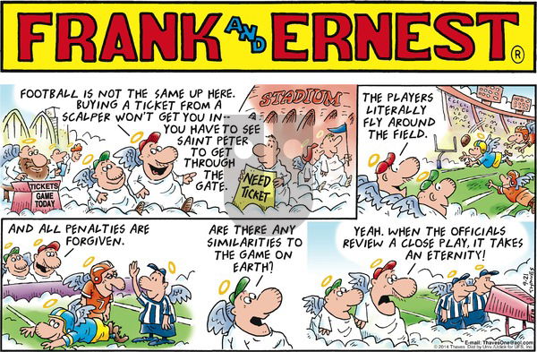 Frank and Ernest on Sunday September 21, 2014 Comic Strip