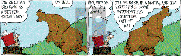 The Grizzwells - Saturday April 11, 2009 Comic Strip