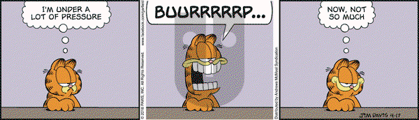 Garfield on Tuesday April 17, 2018 Comic Strip