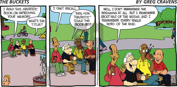 The Buckets on Sunday August 4, 2019 Comic Strip