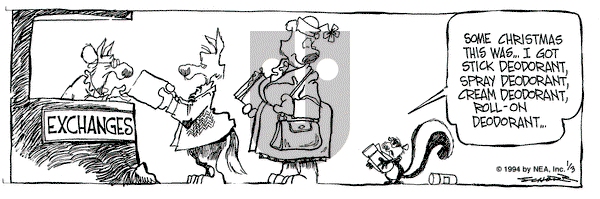 The Grizzwells on Tuesday January 3, 1995 Comic Strip