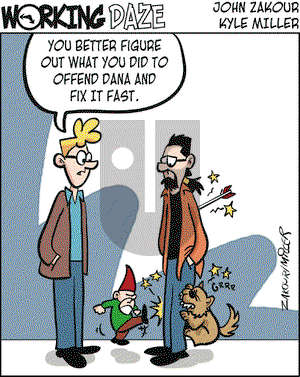 Working Daze on Thursday January 18, 2007 Comic Strip
