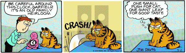 Garfield on Friday March 2, 1979 Comic Strip
