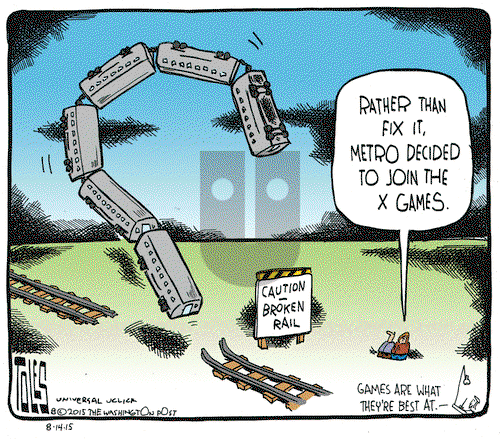 Tom Toles on Friday August 14, 2015 Comic Strip
