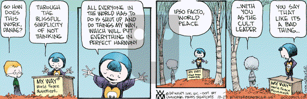 Non Sequitur on Friday October 23, 2009 Comic Strip